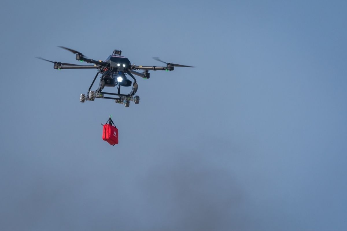 droni per emergenze sanitarie