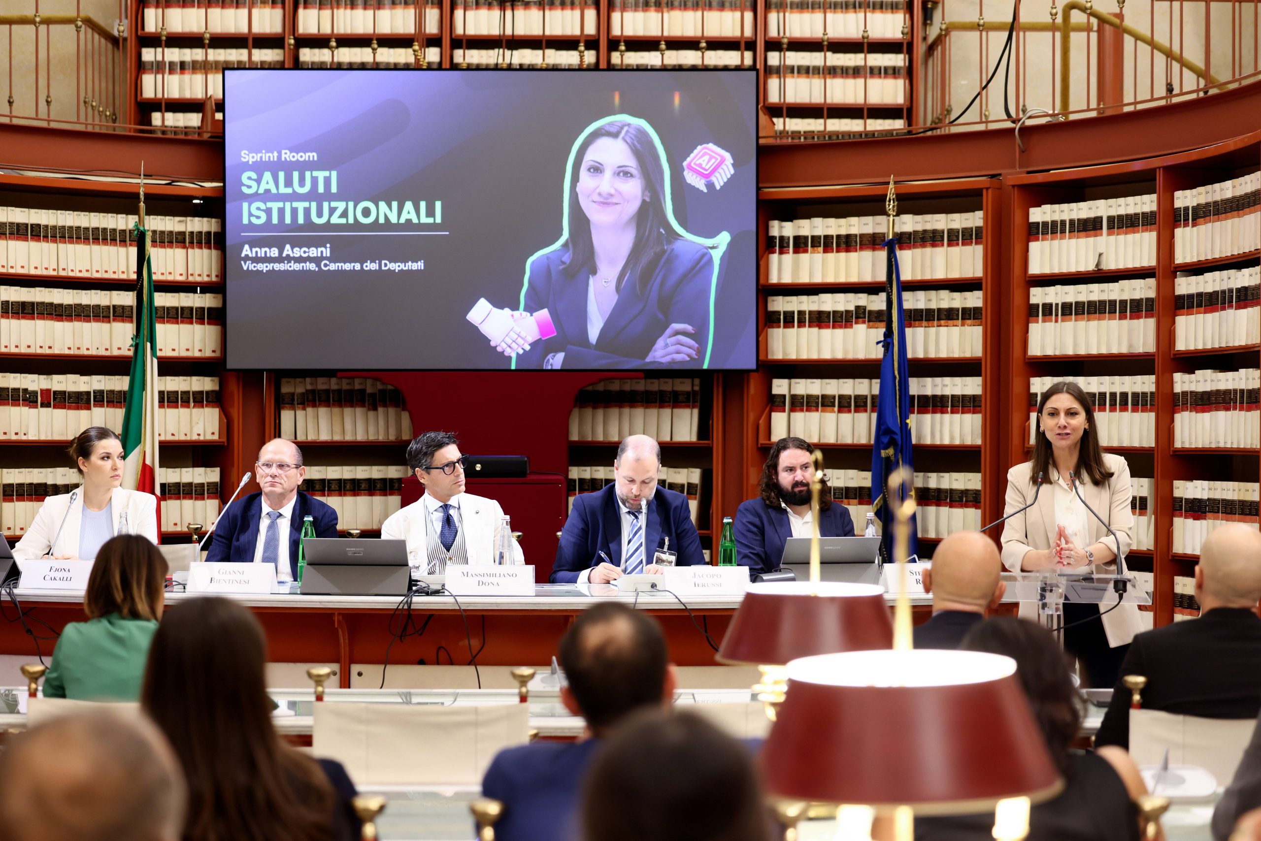 Sprint Room 2025, Camera dei Deputati, evento istituzionale, innovazione amica delle persone, Anna Ascani