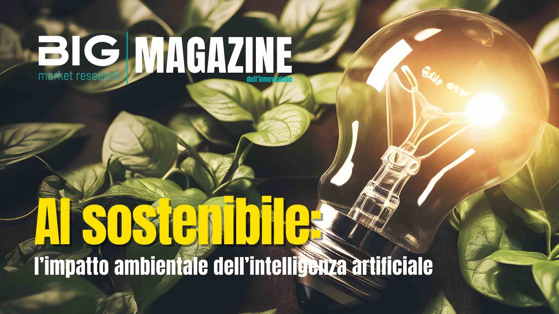 A.I e la sostenibilita