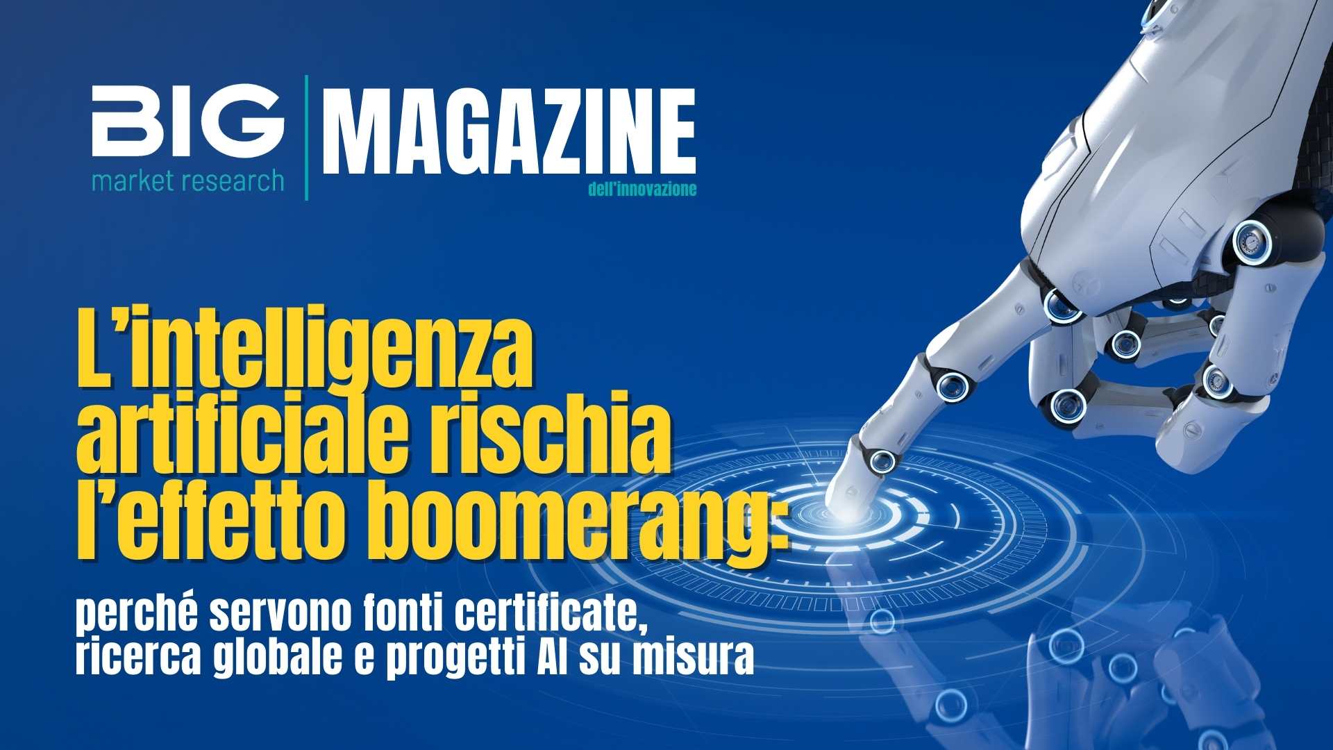 A.I. opportunità