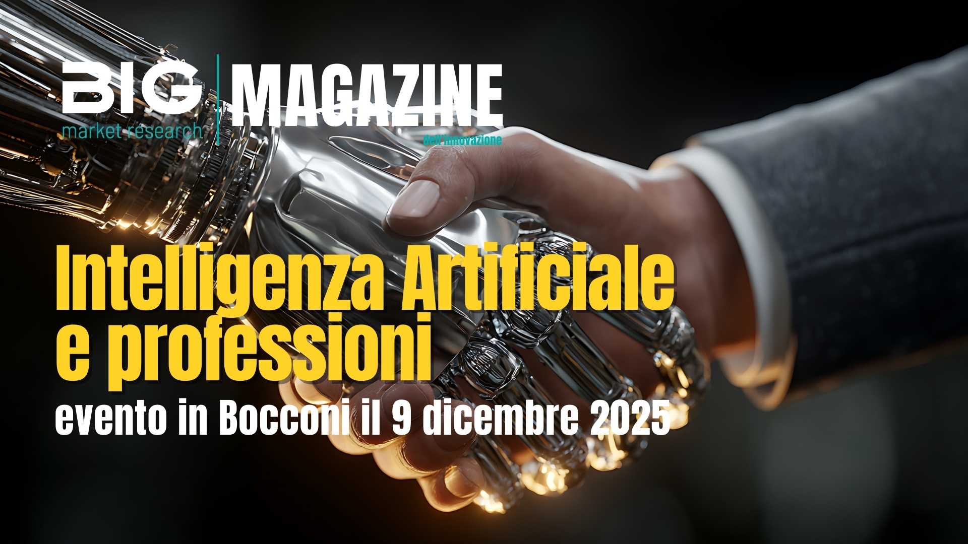 Intelligenza Artificiale E Professioni Evento In Bocconi Il 9 Dicembre 