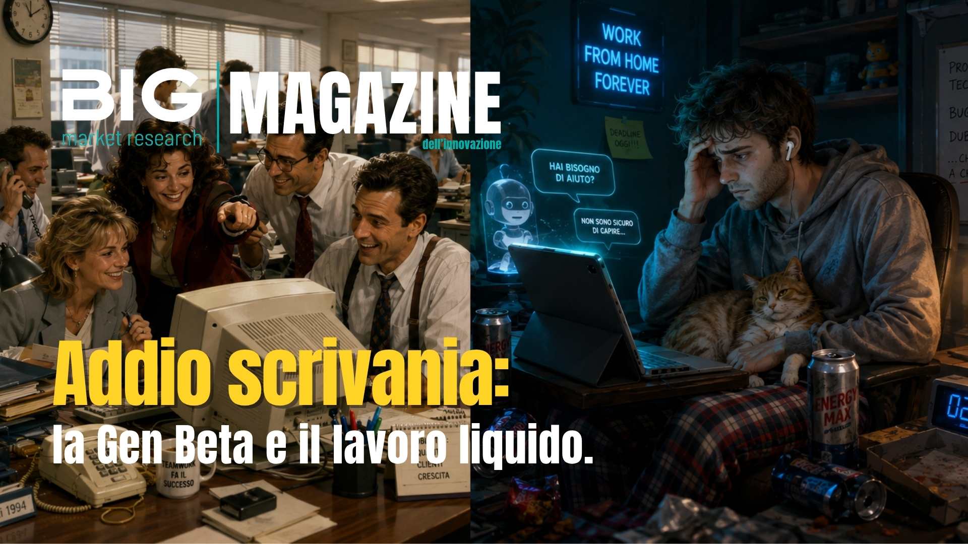 Addio scrivania: la Gen Beta e il lavoro liquido