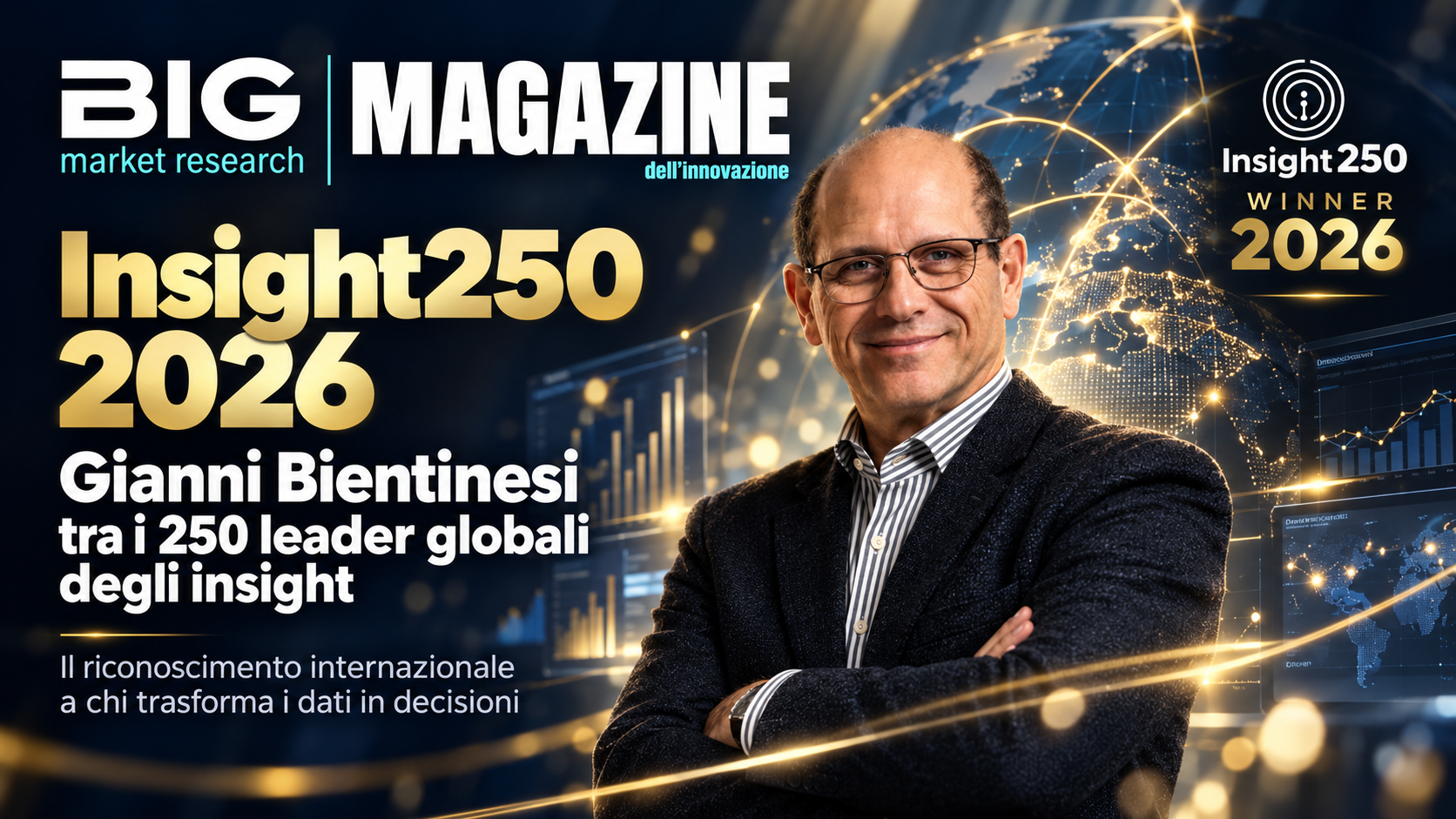 Insight250 2026: Gianni Bientinesi tra i 250 leader globali degli insight